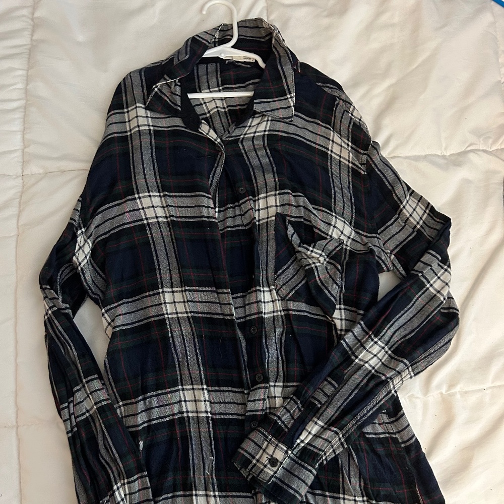 garage flannel size medium